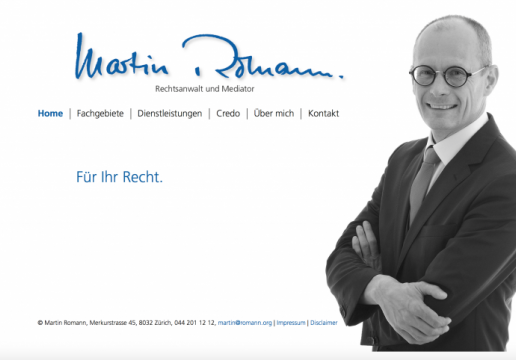 Martin Romann, Rechtsanwalt und Mediator