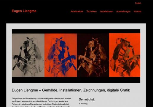 Eugen Liengme - Gemälde, Installationen, Zeichnungen, digitale Grafik