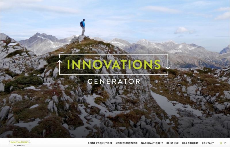 Innovationsgenerator - Nachhaltiger Tourismus in den Bergen