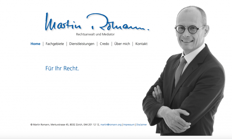 Martin Romann – Rechtsanwalt und Mediator